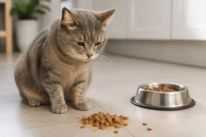 Is your cat vomiting food after eating