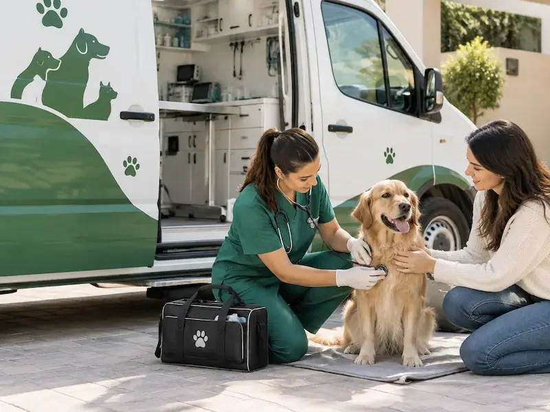 Mobile vet service in Sharjah