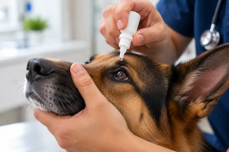 Signs of an ear or eye problem in pets