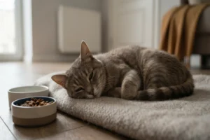 Cat feeling lethargic and refusing to eat